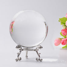 Load image into Gallery viewer, 60/70/80MM Photography Crystal Ball Ornament FengShui Globe Divination Quartz Magic Glass Ball Home Decor Sphere bola de cristal