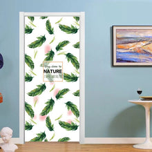 Load image into Gallery viewer, 90x200cm/77x200cm Simple European Door Stickers For Living Room Bedroom Quee Dress Girl PVC Poster Waterproof Renew Decor Decal