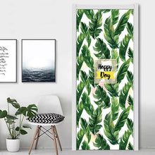 Load image into Gallery viewer, 90x200cm/77x200cm Simple European Door Stickers For Living Room Bedroom Quee Dress Girl PVC Poster Waterproof Renew Decor Decal