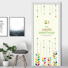 Load image into Gallery viewer, 90x200cm/77x200cm Simple European Door Stickers For Living Room Bedroom Quee Dress Girl PVC Poster Waterproof Renew Decor Decal