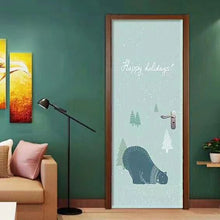 Load image into Gallery viewer, 90x200cm/77x200cm Simple European Door Stickers For Living Room Bedroom Quee Dress Girl PVC Poster Waterproof Renew Decor Decal